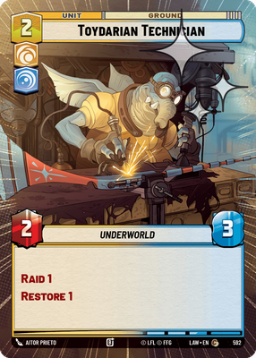 Toydarian Technician LAW 592