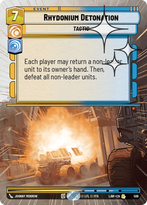 Rhydonium Detonation LAW 598