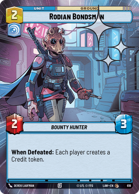 Rodian Bondsman LAW 618