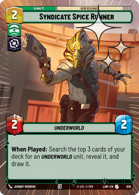Syndicate Spice Runner LAW 638