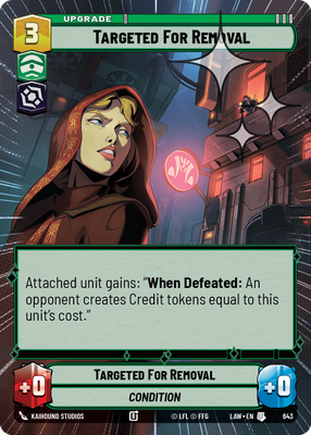 Targeted For Removal LAW 643