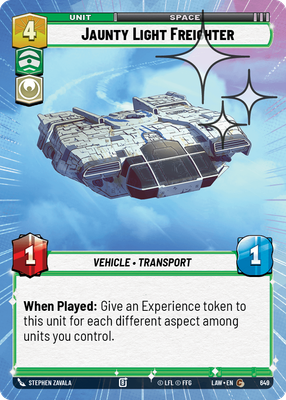 Jaunty Light Freighter LAW 649