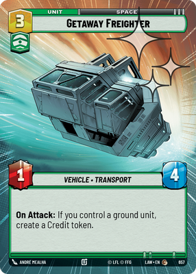 Getaway Freighter LAW 657