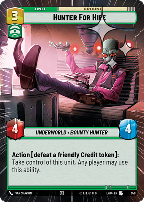 Hunter For Hire LAW 658
