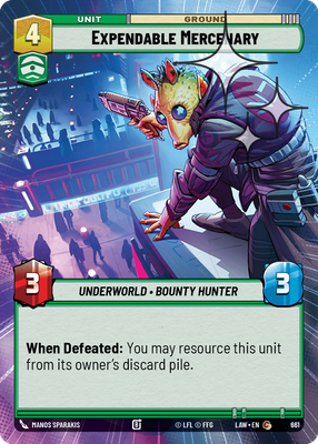 Expendable Mercenary LAW 661