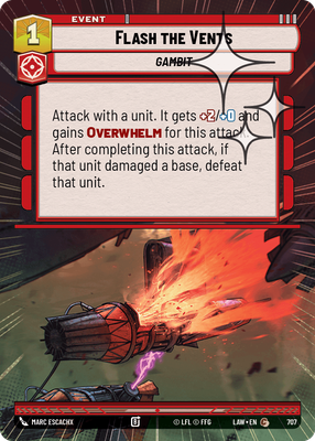 Flash the Vents LAW 707