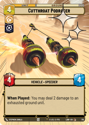 Cutthroat Podracer LAW 715