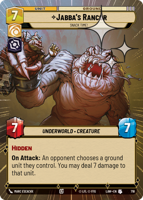 Jabba's Rancor LAW 718