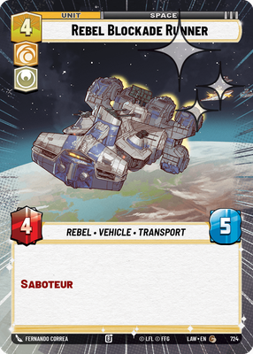 Rebel Blockade Runner LAW 724