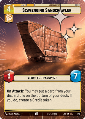 Scavenging Sandcrawler LAW 740