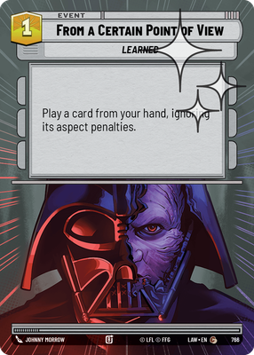 From a Certain Point of View LAW 766