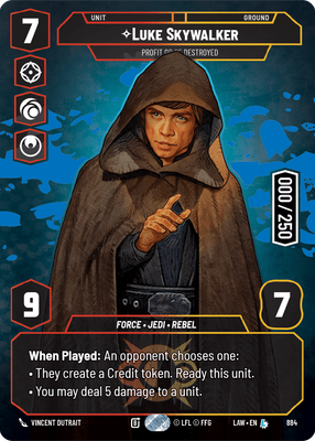 Luke Skywalker LAW 884