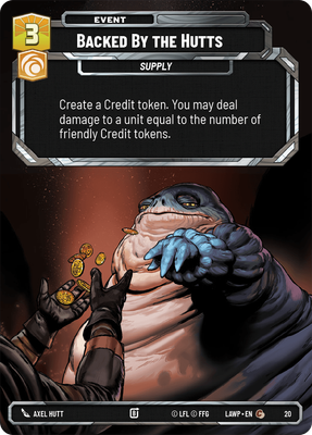 Backed by the Hutts LAWP 20