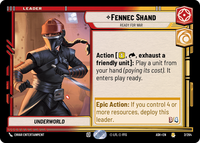 Fennec Shand, Ready for War