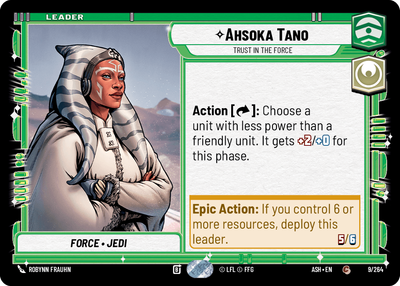 Ahsoka Tano, Trust in the Force