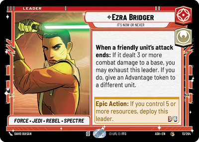 Ezra Bridger, It's Now or Never