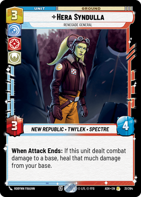 Hera Syndulla — Renegade General