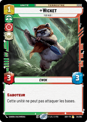 Wicket - carte Star Wars Unlimited