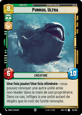 Purrgil Ultra - carte Star Wars Unlimited