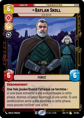Baylan Skoll - carte Star Wars Unlimited