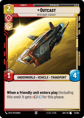 Outcast — Mercenary Starship