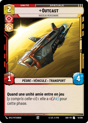 Outcast - carte Star Wars Unlimited