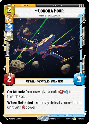 Corona Four — Justice for Alderaan