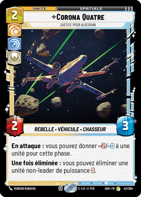 Corona Quatre - carte Star Wars Unlimited