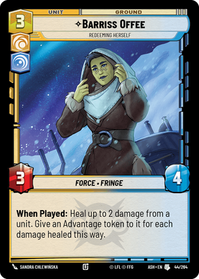 Barriss Offee — Redeeming Herself