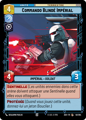 Commando Blindé Impérial - carte Star Wars Unlimited