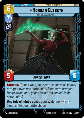 Morgan Elsbeth - carte Star Wars Unlimited