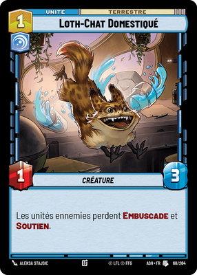 Loth-Chat Domestiqué - carte Star Wars Unlimited