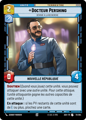 Docteur Pershing - carte Star Wars Unlimited