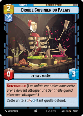 Droïde Cuisinier du Palais - carte Star Wars Unlimited