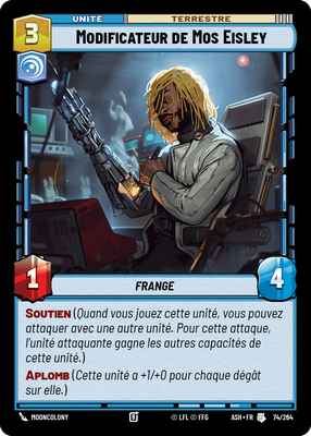 Modificateur de Mos Eisley - carte Star Wars Unlimited