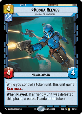 Koska Reeves — Warrior of Mandalore