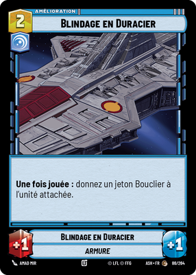 Blindage en Duracier - carte Star Wars Unlimited