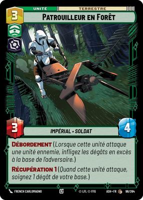 Patrouilleur en Forêt - carte Star Wars Unlimited
