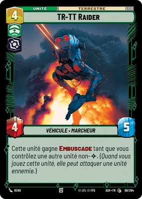 TR-TT Raider - carte Star Wars Unlimited