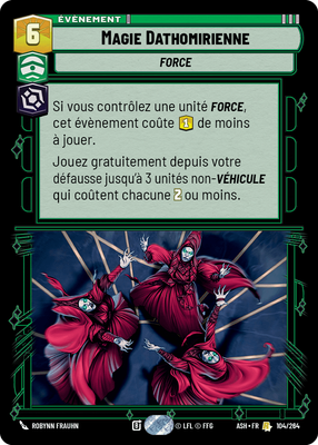 Magie Dathomirienne - carte Star Wars Unlimited