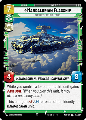 Mandalorian Flagship — Captured from the Empire