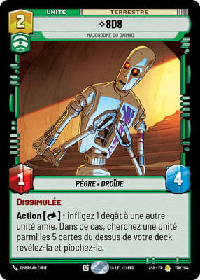 8D8 - carte Star Wars Unlimited