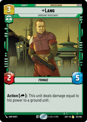 Lang — Arrogant Mercenary