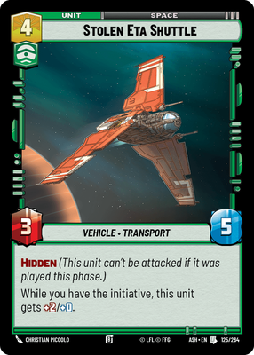 Stolen Eta Shuttle