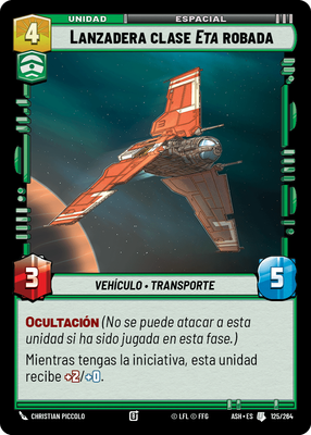 Lanzadera clase Eta robada