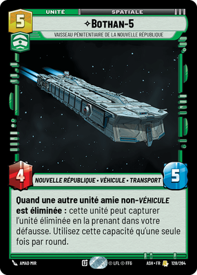 Bothan-5 - carte Star Wars Unlimited