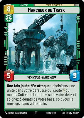 Marcheur de Trask - carte Star Wars Unlimited