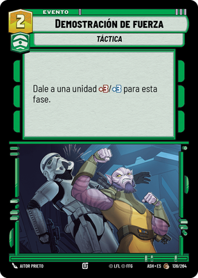 Demostración de fuerza