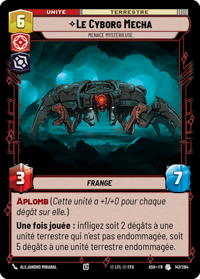 Le Cyborg Mecha - carte Star Wars Unlimited