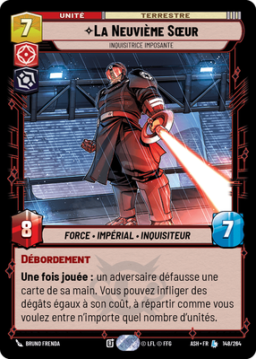 La Neuvième Sœur - carte Star Wars Unlimited